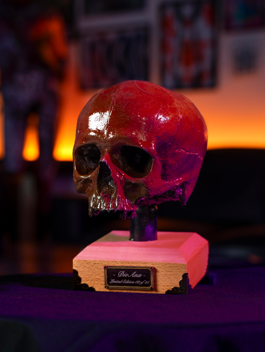 DieAna — Life-Size Skull Art | Limited Edition 03/25