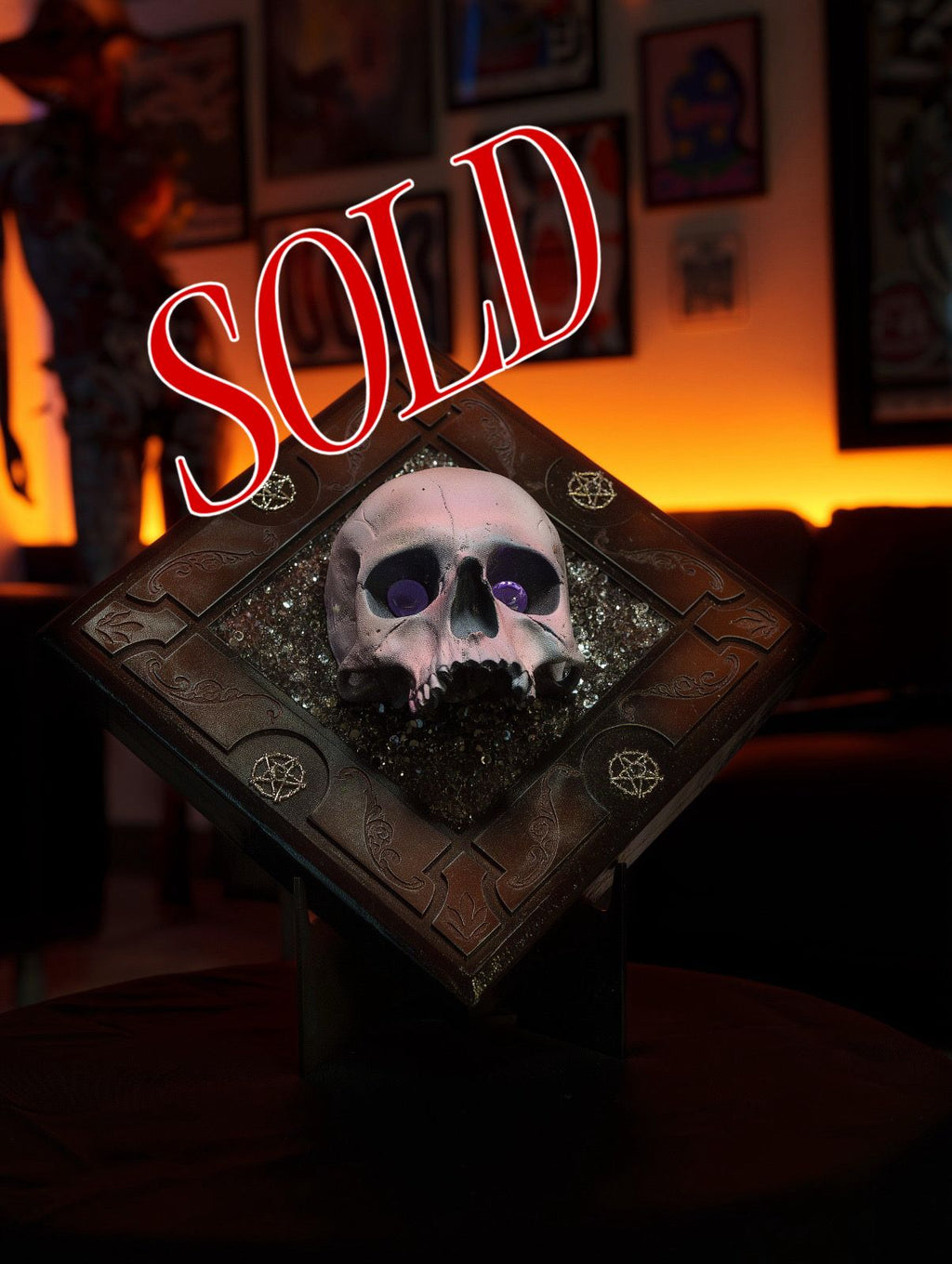 Mortalina — Limited Edition 01-25 Skull Wall Art - SOLD